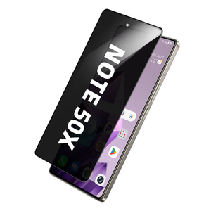 Protector de Pantalla de Vidrio Templado de Privacidad Antiespía 2.5D 9H de Aluminio de Alta Calidad de Fábrica OEM para Infinix Note 50 Pro+ 50s - Product Image 1