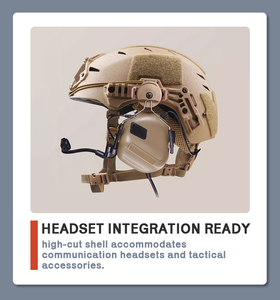 <span class=keywords><strong>Casco</strong></span> de riel táctico de fibra de carbono transpirable con sistema de ajuste de esfera, equipo de protección ligero para torneos de Airsoft - Product Image 6