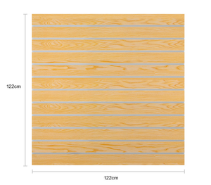 Bán buôn Chất lượng cao tấm Tường, 15mm rãnh kệ, siêu thị MDF tấm trang trí - Product Image 4
