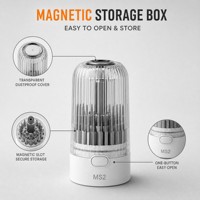 Set Obeng Multifungsi 30 in 1, Peralatan Perbaikan Rumah Tangga DIY dengan Mata Obeng CRV, Peralatan Tangan Portabel Saku untuk Rumah