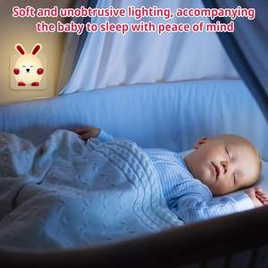 <span class=keywords><strong>PL</strong></span> lampu malam LED cantik, lampu malam LED cantik dengan lampu lembut bentuk imut untuk kamar anak-anak atau kamar kecil - Product Image 6