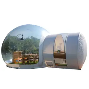 באיכות גבוהה זול בית אוהל חיצוני קמפינג שקוף מתנפח ברור כיפת בועת אוהל עבור מכירה לוהטת