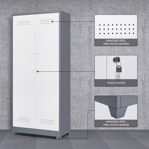 Armoire de nettoyage antirouille outils <span class=keywords><strong>casier</strong></span> de <span class=keywords><strong>rangement</strong></span> simple et double porte armoire de nettoyage - Product Image 5