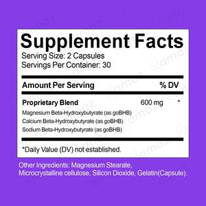 Amaz OEM vegan Keto bhb Diet capsules อาหารเสริมสมุนไพรพลังงานเผาผลาญไขมันผลิตภัณฑ์ Keto - Product Image 4