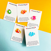 Carte de Vœux en Résine Série Animaux Marins Couleurs Rêveuses – Carte Compagnon Émotionnel pour Famille et Amis – Vente en Gros