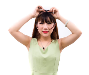 Frangia Frontale Ultra Sottile Fatta a Mano 100% Capelli Naturali Remy Indiani Super Double Drawn, Estensioni di Capelli Grado 8A-15A - Product Image 4