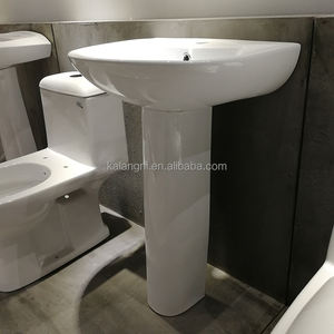 חדר רחצה באיכות גבוהה מקורה לשטוף כיור שתי חתיכה הכן אגן - Product Image 3