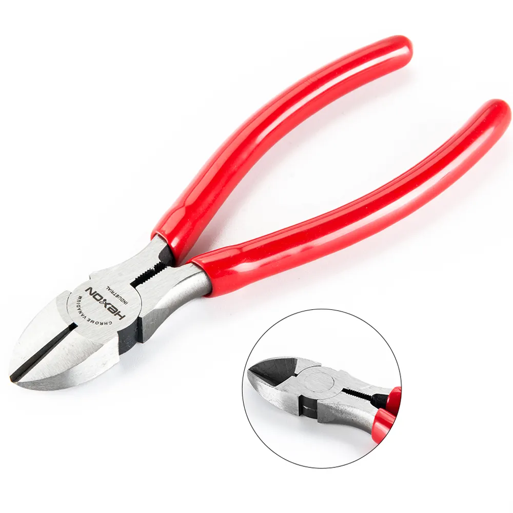 Wire Cutting Plier Dipped Soft Grip Handle Electrician Snips Pliers Nipper Diagonal Cutting Cutter Plier