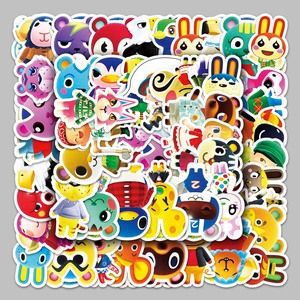 50PCS Fábrica al por mayor Tendencia divertida Personalidad Decorativa <span class=keywords><strong>Animal</strong></span> <span class=keywords><strong>Crossing</strong></span>: New Horizons Pegatinas Manual Equipaje Botella Pegatinas - Product Image 5