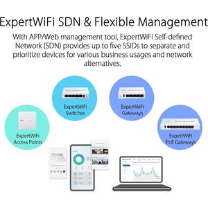 Switch Empresarial ASUS Ebp15 Smart Managed PoE+ de 5 Puertos y 100Mbps, Color Blanco, Venta al Por Mayor - Product Image 2