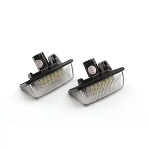 LED License Number Plate Lights For Toyota Corolla E11 Crown S180 Starlet EP91 Vios Previa ACR50 GSR50