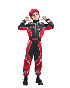 Costumi da Pilota da Corsa per Bambini con Cappello per Halloween e Spettacoli - Materiale in Poliestere Stile Urbano - Product Image 3