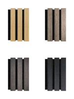 Panneaux acoustiques en bois ignifuges modernes - Panneaux muraux absorbants le son élégants pour les bureaux, les studios et les intérieurs d'hôtels
