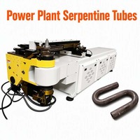 Dobladora de tubos con mandril para tubos serpentina de plantas de energía, sobrecalentador, recalefactor y radiador de calor