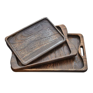 Nueva Bandeja y Platos de Madera, los Más Vendidos, Artesanía India, Vajilla, Platos para Aperitivos, Platos de Madera de la India, Decoración - Product Image 1