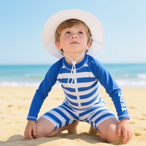 Maillots de <span class=keywords><strong>bain</strong></span> une pièce à manches longues pour tout-petits garçons Maillots de <span class=keywords><strong>bain</strong></span> imprimés amusants pour bébés et adolescents - Product Image 1