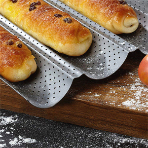 Sarten De Acero Inoxidable Para Bandeja Hornear 5 Filas 60X80cm Grado Alimenticio Pequena Antiadherente Kit Pan Frances - Product Image 2