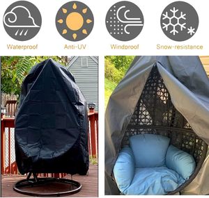 Funda para <span class=keywords><strong>Silla</strong></span> Colgante de Patio, Resistente, Impermeable, Ecológica y Lavable, con Revestimiento Plateado Oxford 210D 420D 600D, con Cierre, OEM Yiwu - Product Image 2