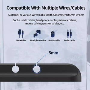 Organizer per <span class=keywords><strong>cavi</strong></span> multifunzionali in Silicone tinta unita-per scrivanie da ufficio - Product Image 5