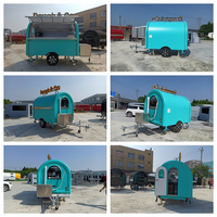 Caravane de camping mobile personnalisée crème glacée pizza café hamburger crêpe churro remorque alimentaire camping-car rv remorque alimentaire kiosque