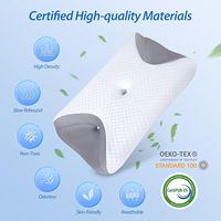 Oreiller pour dormeurs latéraux, coussinets nasaux CPAP pour tous les utilisateurs de masques CPAP, pour réduire les fuites d'air et la pression des masques, oreillers de soutien du cou