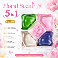 Échantillon Gratuit - Capsules de Lessive Double Couche 8g à Vendre Rapidement - Formule Écologique - Parfum Suisse - Dissolution Rapide - Certifié REACH - OEM/ODM