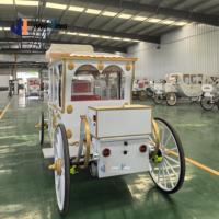 Charrette royale OEM de luxe de haute qualité, chariot électrique rétro pour le tourisme, vente directe d'usine