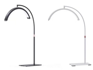 Anillo de luz de media luna para pestañas, luces de estudio, luz LED para fotografía con soporte, lámparas de pie para extensión de pestañas, Belleza - Product Image 5