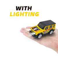 Mainan Mobil Model Die Cast Remote Control Grosir QS, Mainan Mobil Balap Trailer R/C Logam untuk Anak-Anak dengan Lampu