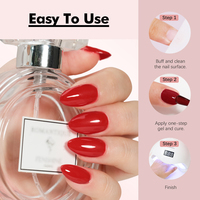 FZANEST Vernis Gel Vegan Avec Logo One Step Gel Vernis À Ongles Marques Meilleures Avec Base Chromée Top Nail Art At Home Starter Manucure