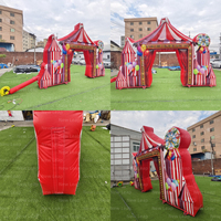 Nouvelle Arche Gonflable Publicitaire pour Événements, Largeur 35 pieds/10,7 m, Arche Gonflable Thème Cirque