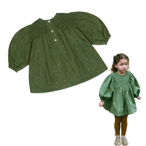Vestito Estivo per Bambina, Senza Maniche, Lunghezza al Ginocchio, 100% Cotone, Stampa Floreale, Abbigliamento per Bambini all'Ingrosso - Product Image 5