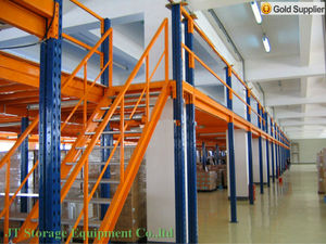 Système de mezzanine à plateforme en acier de haute stabilité pour entrepôt industriel, solutions de rayonnage multi-niveaux - Product Image 5