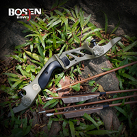 Améliorez votre arc de chasse traditionnel avec un arc recurve en carbone de 17 pouces et un riser en alliage d'aluminium ILF