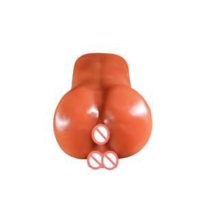 ถ้วยซิลิโคนสำหรับผู้ชาย masturbator ครึ่งร่างกายพร้อมบั้นท้ายขนาดใหญ่และทางด้านหลังเครื่องบินสำหรับผู้หญิงรักร่วมเพศ - Product Image 2