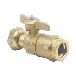 Válvula Lockable do medidor de água do bronze do poder DN20 manual para o apoio customizável do OEM da tubulação do PE - Product Image 3