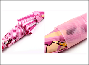Paraguas infantil de 19 pulgadas con diseño bonito, mango curvo y cubierta de plástico para ahorrar agua, en promoción a bajo precio. - Product Image 6