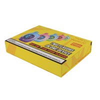 Boîte de luxe imprimée sur mesure carton rigide jaune de qualité supérieure en forme de livre boîte cadeau d'emballage à clapet magnétique