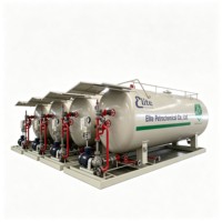 Estación de LPG de 15-25m³ con 20 Años de Vida Útil, Planta de Llenado de Propano LPG Segura, Tamaño Personalizado de Fábrica