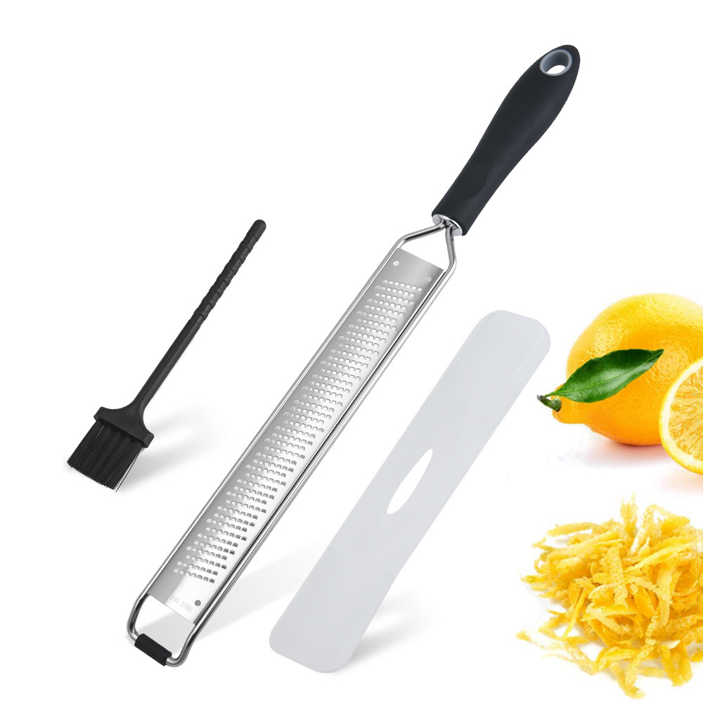 Cunyuer Stainless Steel Ginger Grater Tool - Kitchen Grinder For Garlic, Ginger, Citrus Zesting (Set Of 3 Boards & Spoon)