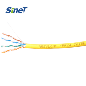 CMR CAT5E <span class=keywords><strong>Ethernet</strong></span> 1000ft 305m UTP 1m thực 24AWG đồng trần mạng cáp RJ45 ETL được liệt kê CMR CAT5E Riser cáp thông tin liên lạc - Product Image 5