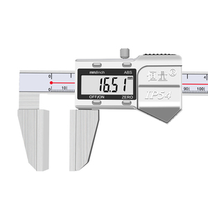 <span class=keywords><strong>Calibrador</strong></span> digital electrónico Hengliang, calibradores <span class=keywords><strong>Vernier</strong></span> de carcasa metálica de alta precisión, superficies anchas, estilo pico de pato, acero inoxidable - Product Image 1