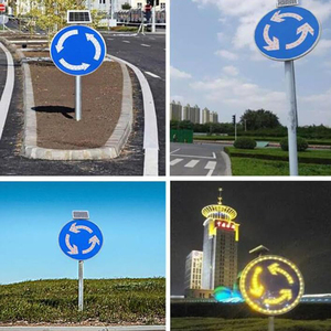 <span class=keywords><strong>Panneau</strong></span> de signalisation pour rondelée alimenté par <span class=keywords><strong>panneau</strong></span> solaire. Panneaux de signalisation routière respectueux de l'environnement 24'' 30'' 36'' - Product Image 2