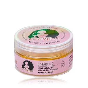 Fissatore <span class=keywords><strong>per</strong></span> bordi profumati naturali personalizzato Extra tenere la pasta di cera <span class=keywords><strong>per</strong></span> <span class=keywords><strong>capelli</strong></span> istantaneo senza sfaldamento <span class=keywords><strong>per</strong></span> <span class=keywords><strong>Gel</strong></span> di controllo del bordo <span class=keywords><strong>nero</strong></span> Private Label - Product Image 1