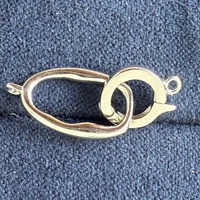 Chaînes à double boucle en argent S925 pour bracelet et collier