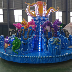 Manèges sous-marins durables en métal de fibre de verre équipement d'amusement rotatif intérieur extérieur à vendre-manèges rotatifs d'aventure sous-marine - Product Image 1