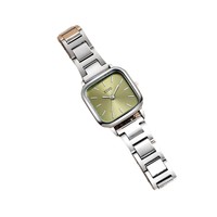 Montres pour femmes élégantes et polyvalentes, au design unique, écologiques, en alliage de zinc, à quartz, boîtier carré, cadran à aiguilles de 30 mm