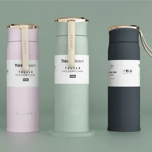 TSLA पोर्टेबल अछूता पानी की बोतल स्टेनलेस स्टील निर्वात कप फैशन विज्ञापित उपहार अनुकूलित अछूता बोतल