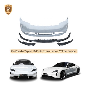 Pour <span class=keywords><strong>Porsche</strong></span> <span class=keywords><strong>Taycan</strong></span> 2019-2023, nouveau <span class=keywords><strong>s</strong></span>éparateur de pare-chocs avant en carbone sec <span class=keywords><strong>Turbo</strong></span> <span class=keywords><strong>S</strong></span> GT - Product Image 1
