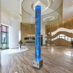 <span class=keywords><strong>Lampe</strong></span> <span class=keywords><strong>à</strong></span> <span class=keywords><strong>colonne</strong></span> <span class=keywords><strong>à</strong></span> <span class=keywords><strong>bulles</strong></span> d'eau ronde <span class=keywords><strong>à</strong></span> LED sur pied avec base carrée - Product Image 4
